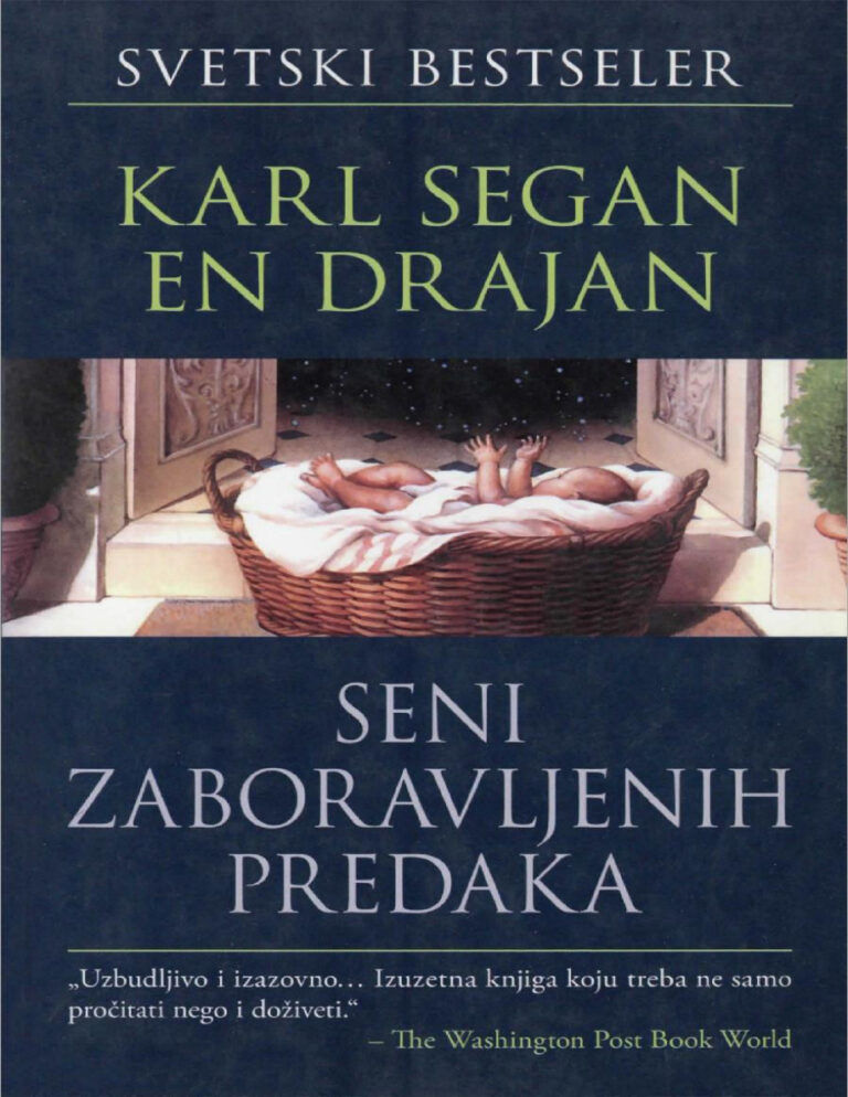 Seni zaboravljenih predaka Karl Segan Kitap Kapağı