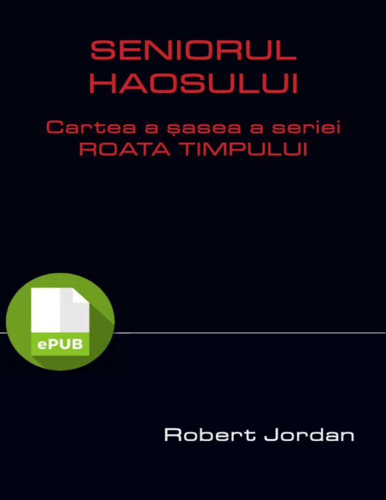 Seniorul haosului Romanian Edition Robert Jordan Kitap Kapağı