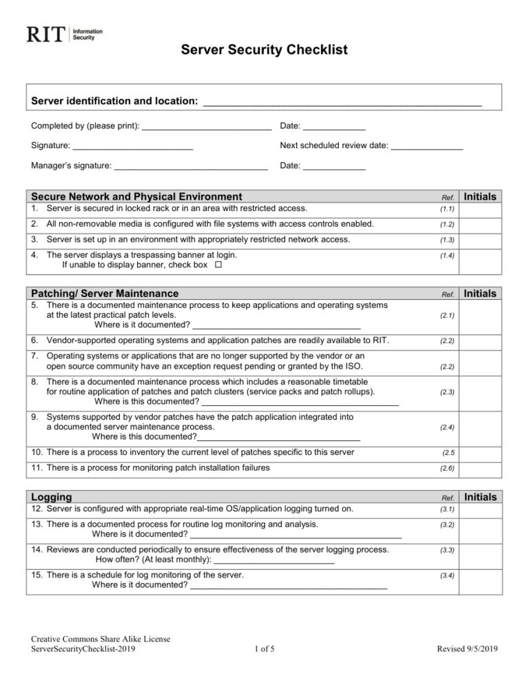 Server Security Checklist Kitap Kapağı