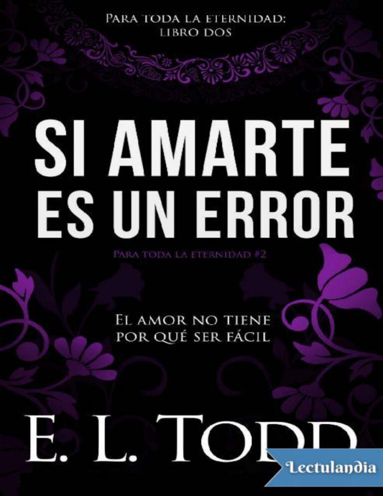 Si amarte es un error Spanish Edition EL Todd Kitap Kapağı