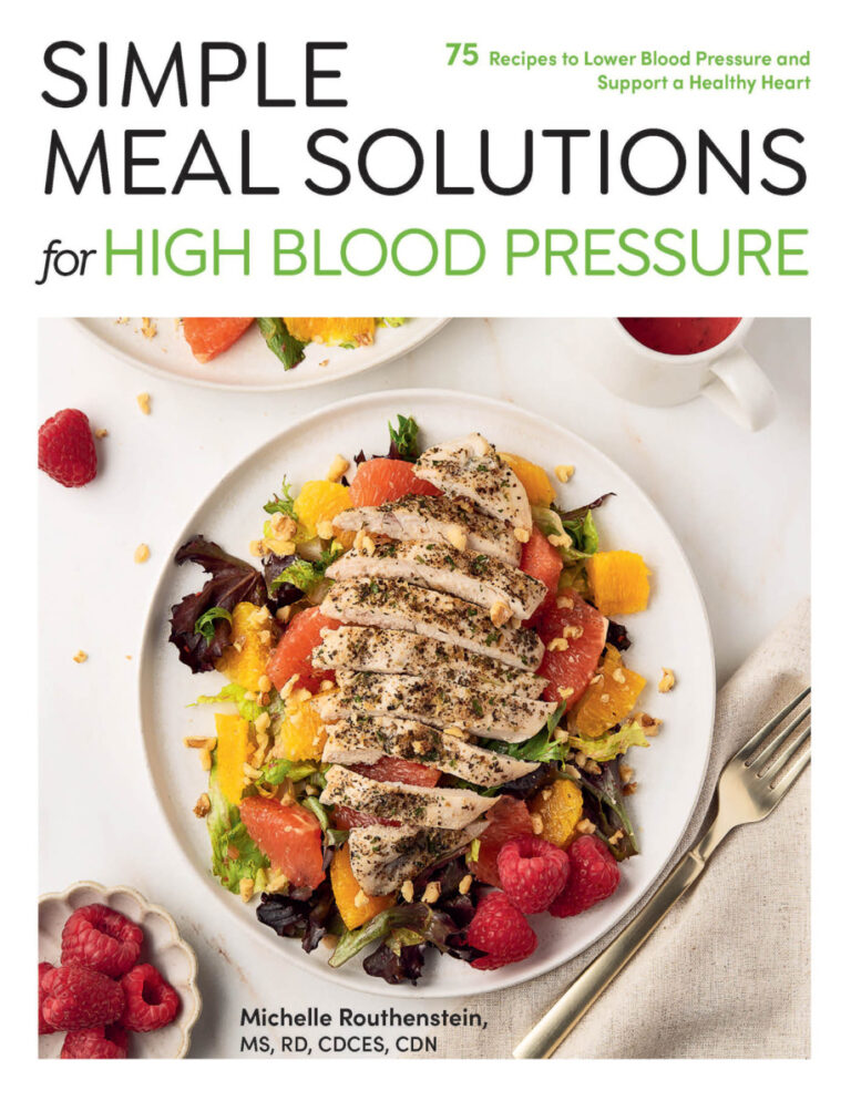 Simple Meal Solutions for High Blood Michelle Routhenstein Kitap Kapağı