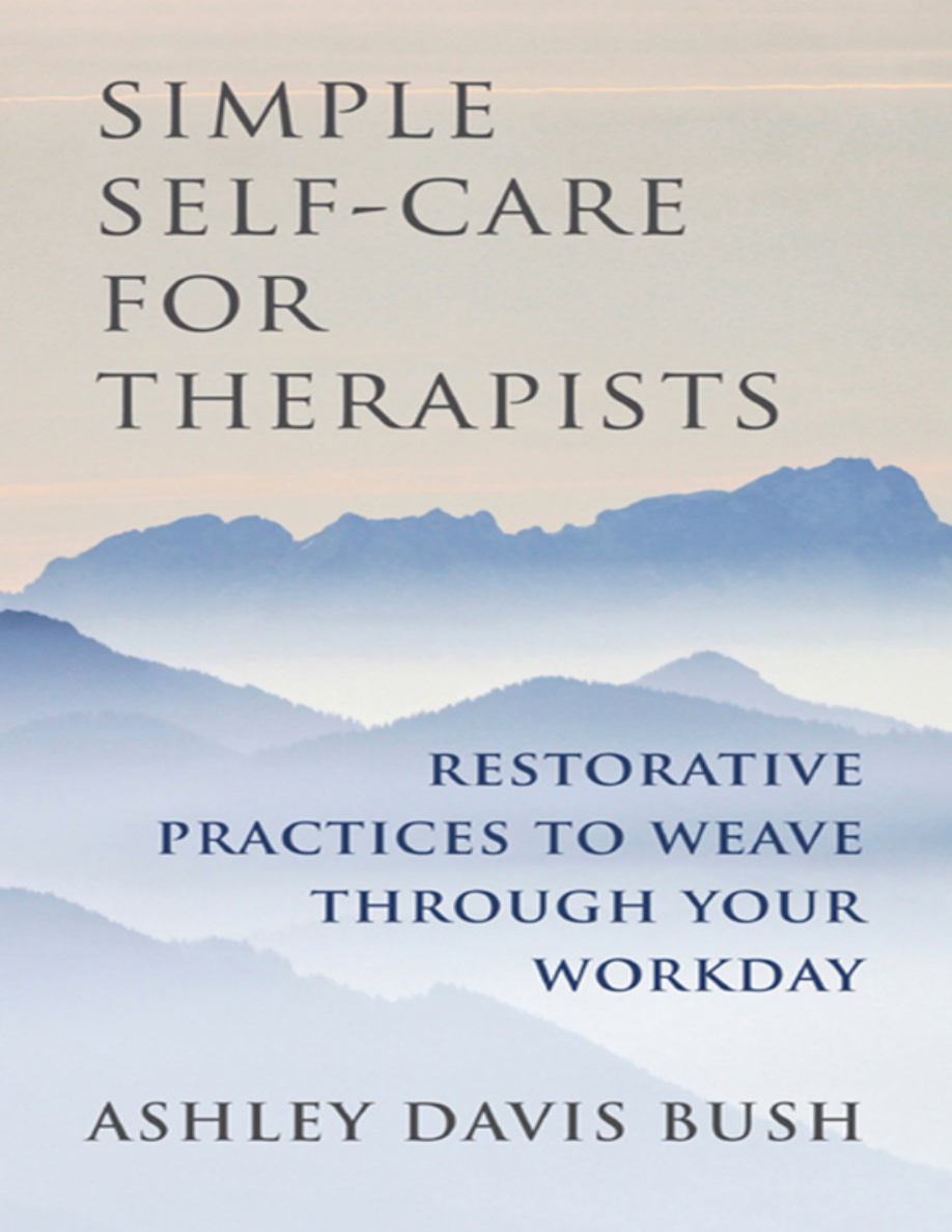 Simple Self-Care for Therapists PDF Download
