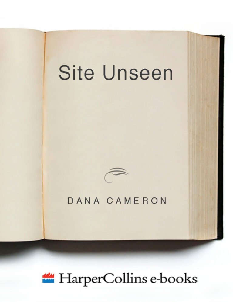 Site Unseen Dana Cameron Kitap Kapağı