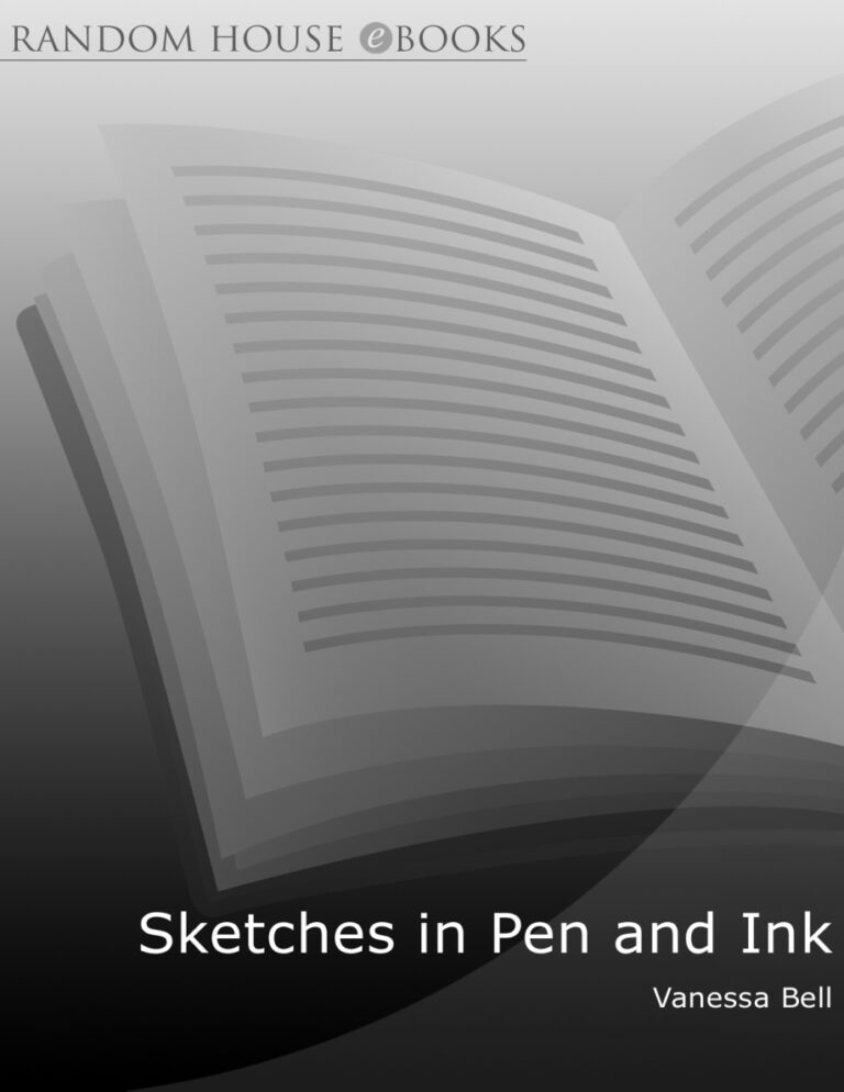 Sketches in Pen and Ink Vanessa Bell Kitap Kapağı
