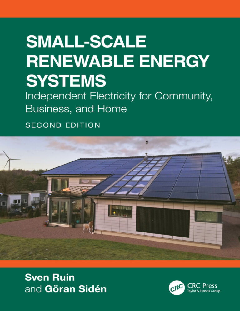 Small Scale Renewable Energy Systems 2E Goran Siden Kitap Kapağı