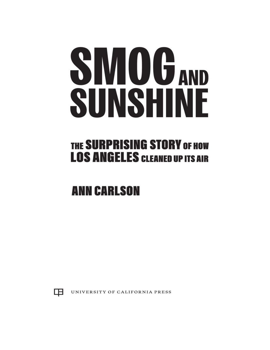 Smog and Sunshine PDF Download