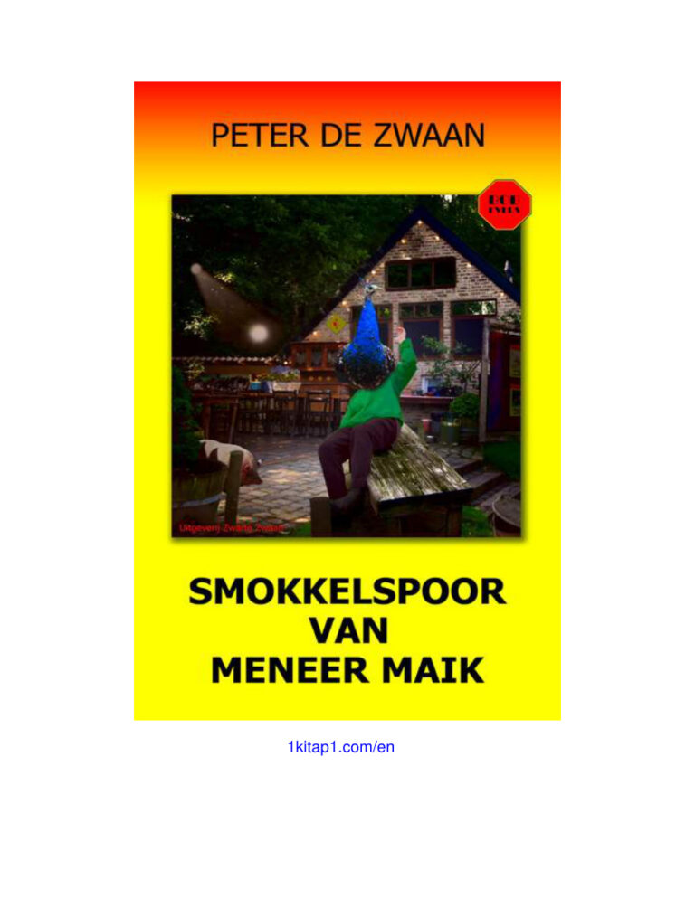 Smokkelspoor van meneer Maik Dutch Edition Peter de Zwaan Kitap Kapağı