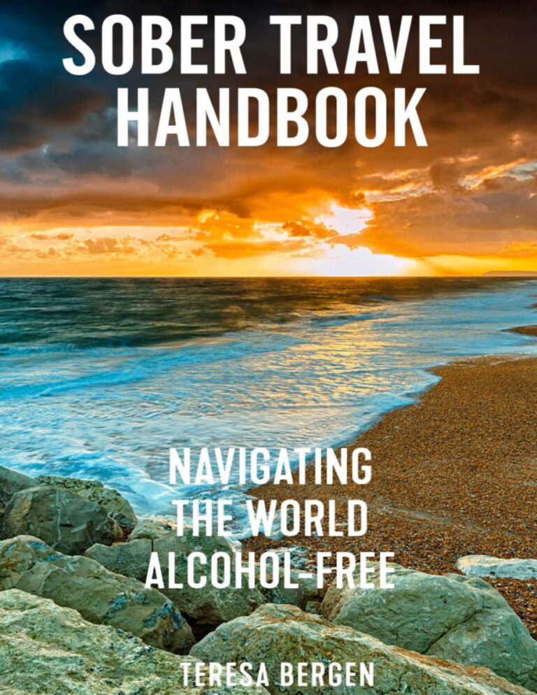 Sober Travel Handbook Teresa Bergen Kitap Kapağı