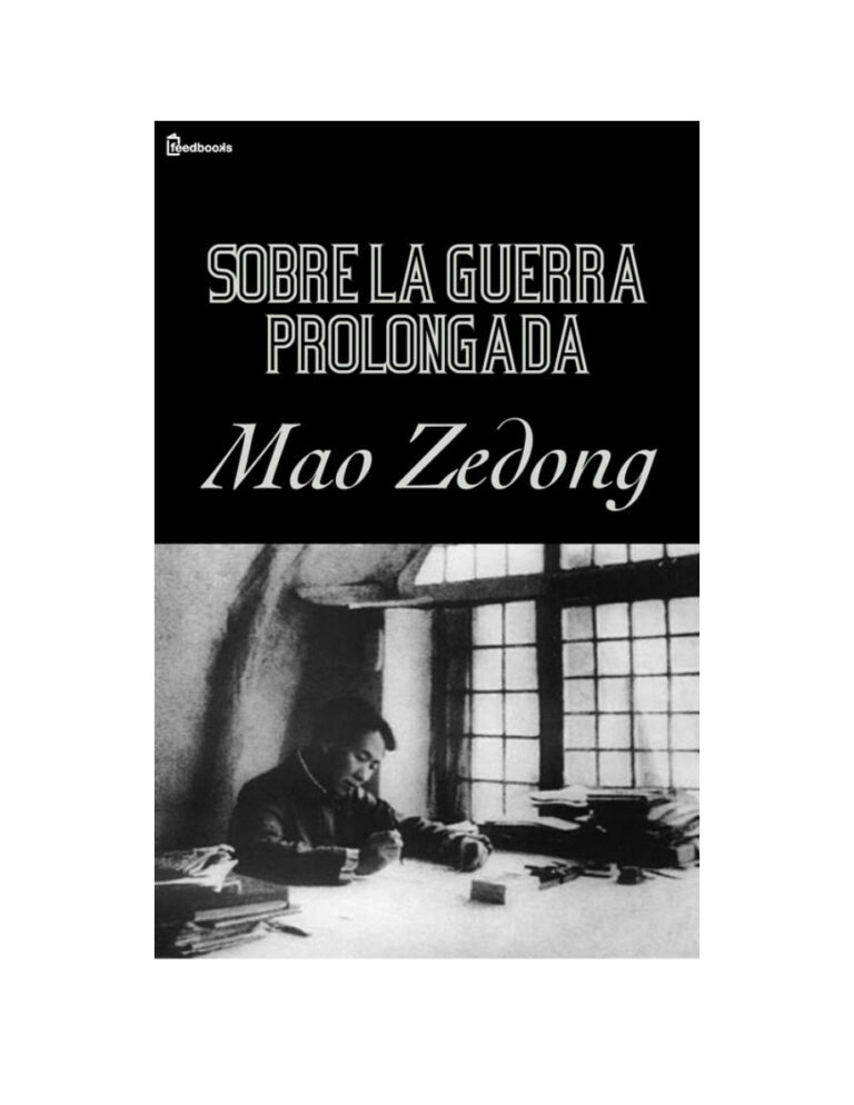 Sobre La Guerra Prolongada Spanish Edition Mao Zedong Kitap Kapağı