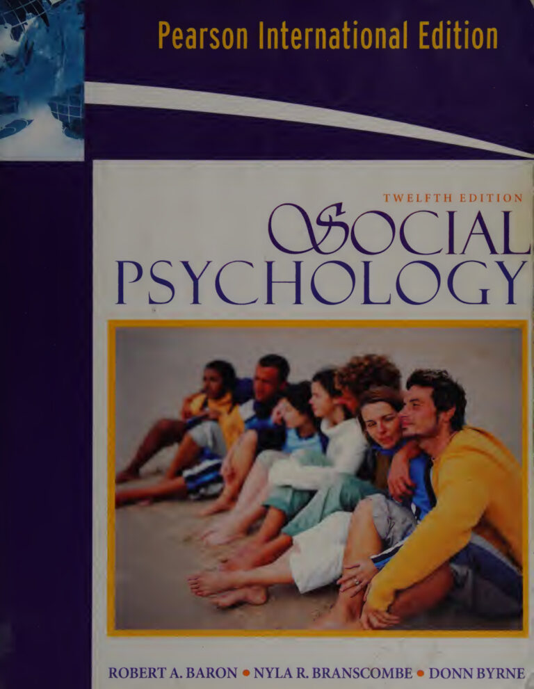 Social Psychology Nyla R Branscombe Kitap Kapağı