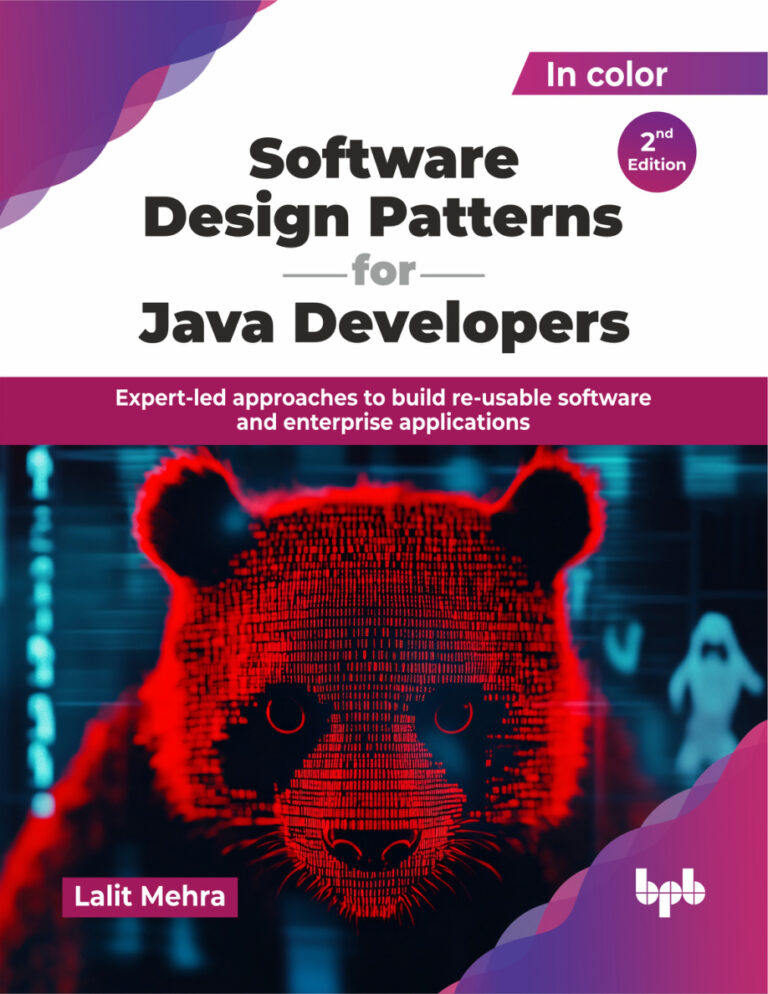 Software Design Patterns for Java Developers Lalit Mehra Kitap Kapağı