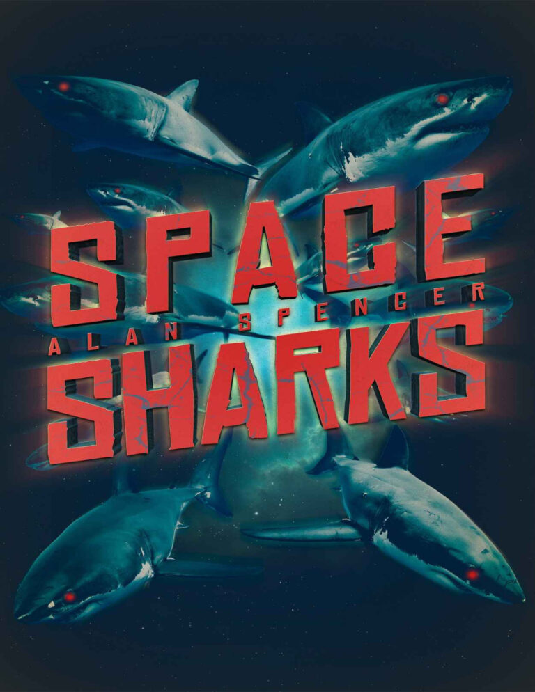 Space Sharks Alan Spencer Kitap Kapağı