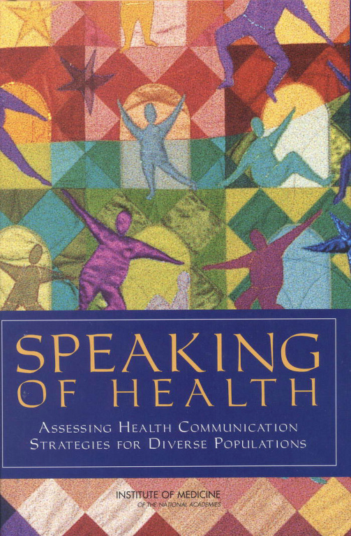 Speaking of Health Assessing Health Communication Strategies for Kitap Kapağı