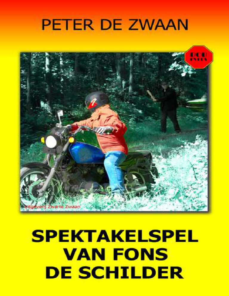 Spektakelspel van Fons de schilder Dutch Edition Peter de Zwaan Kitap Kapağı