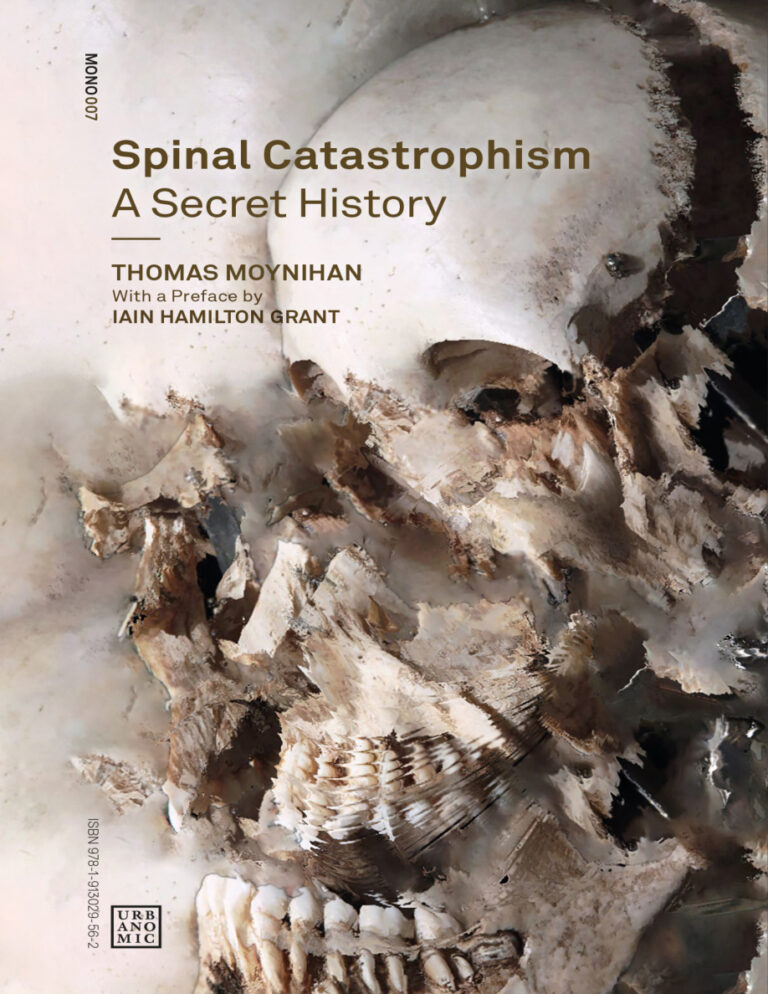 Spinal catastrophism Thomas Moynihan Kitap Kapağı