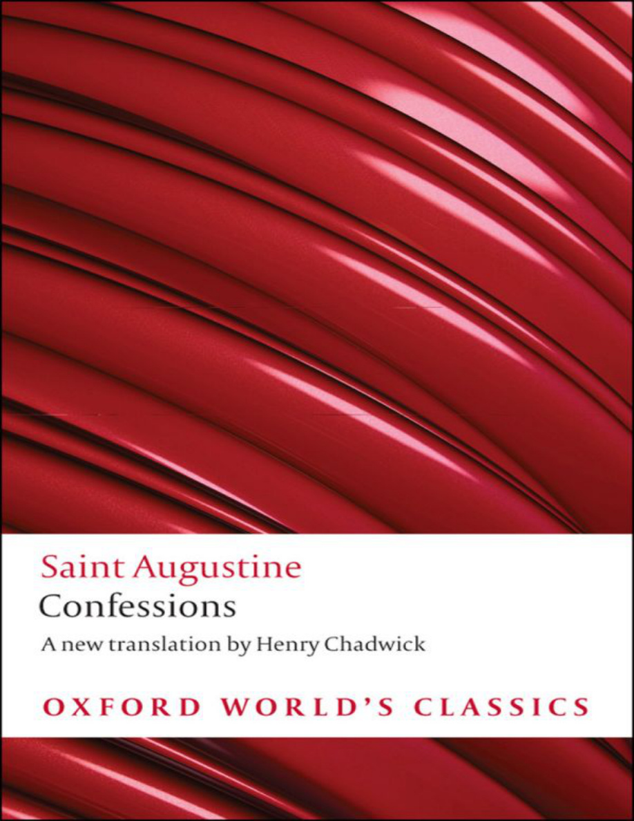 St Augustines Confessions PDF Download