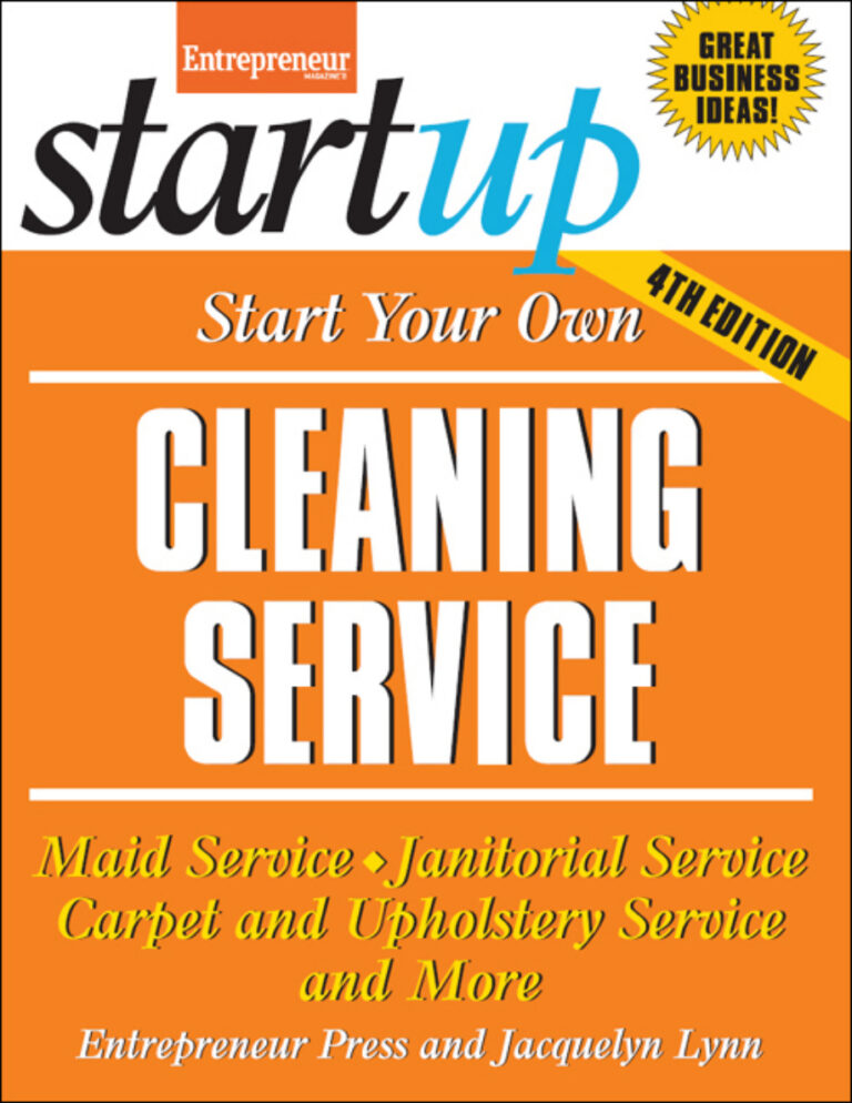Start Your Own Cleaning Service Jacquelyn Lynn Kitap Kapağı