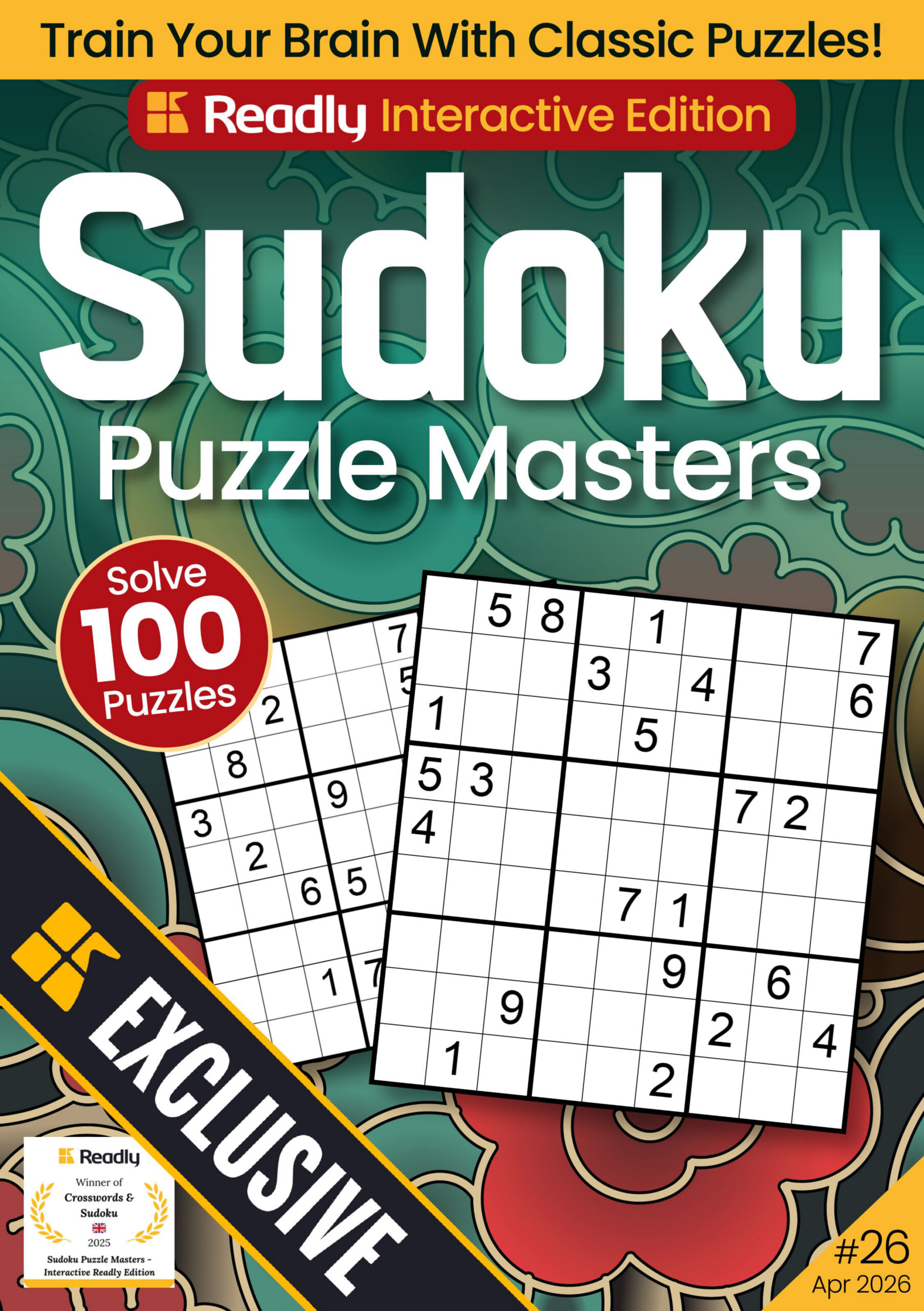 Sudoku Puzzle Masters Issue 26 April 2026 Sudoku Puzzle Masters Kitap Kapağı