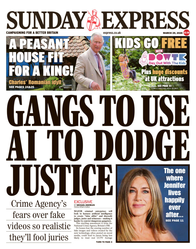 Sunday Express 29 March 2026 Sunday Express Kitap Kapağı