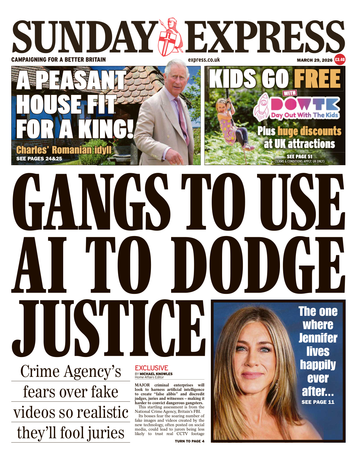 Sunday Express 29 March 2026 PDF Download