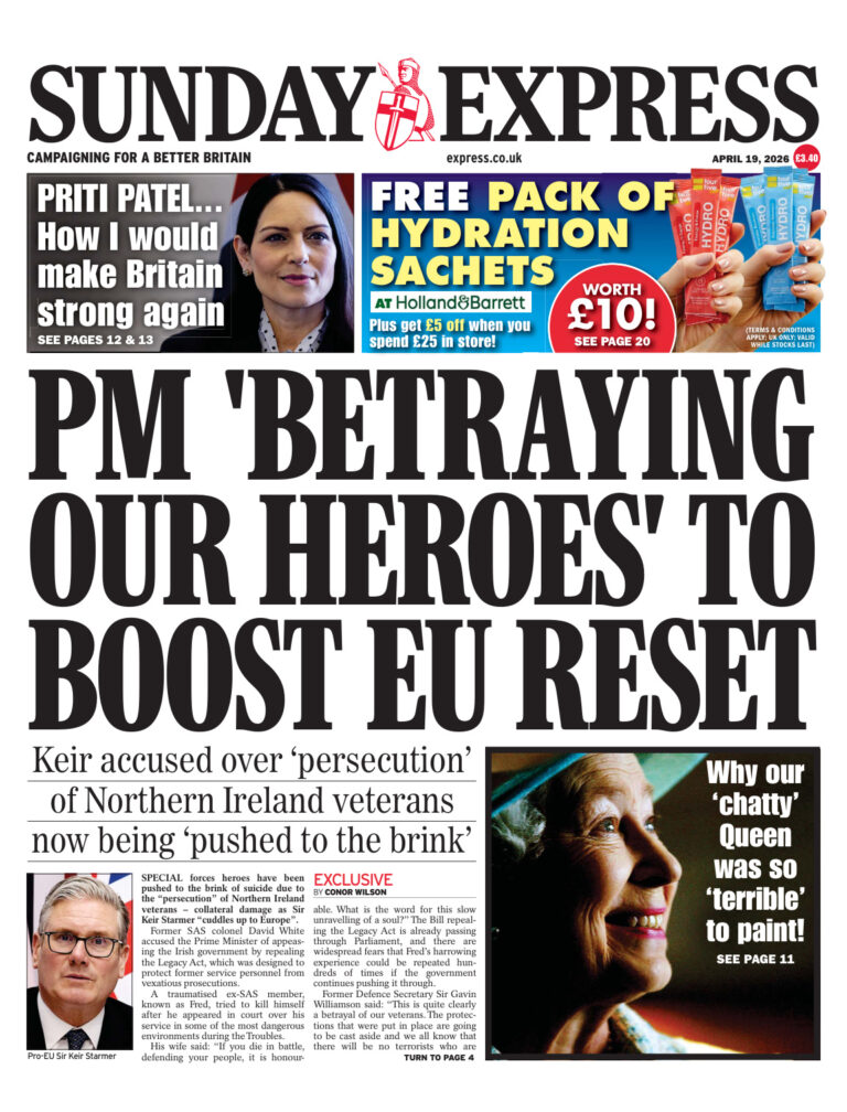 Sunday Express April 19 2026 Sunday Express Kitap Kapağı