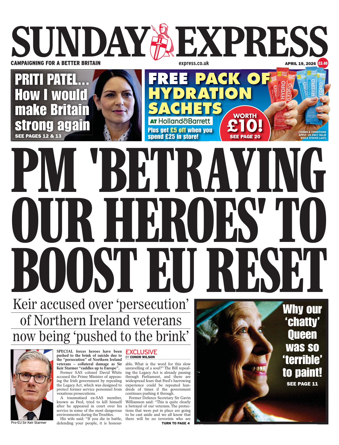 Sunday Express April 19 2026 Sunday Express Kitap Kapağı
