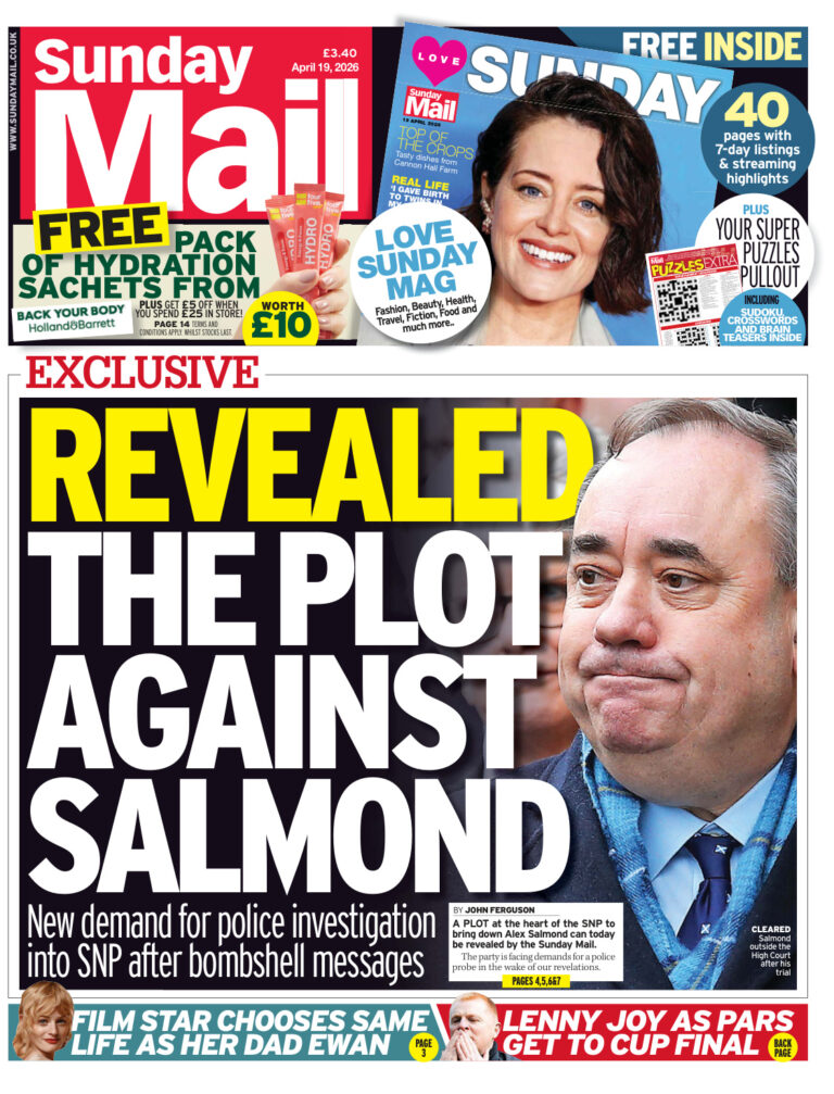 Sunday Mail 19 April 2026 Sunday Mail Kitap Kapağı