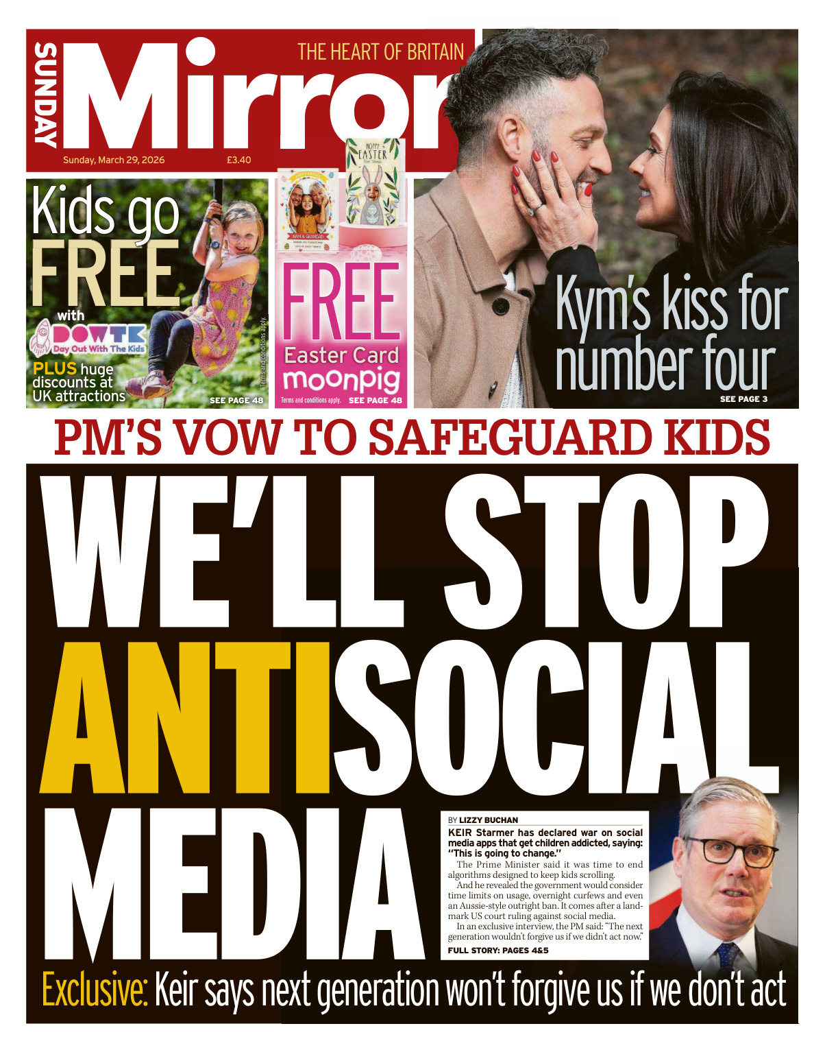 Sunday Mirror 29 March 2026 PDF Download
