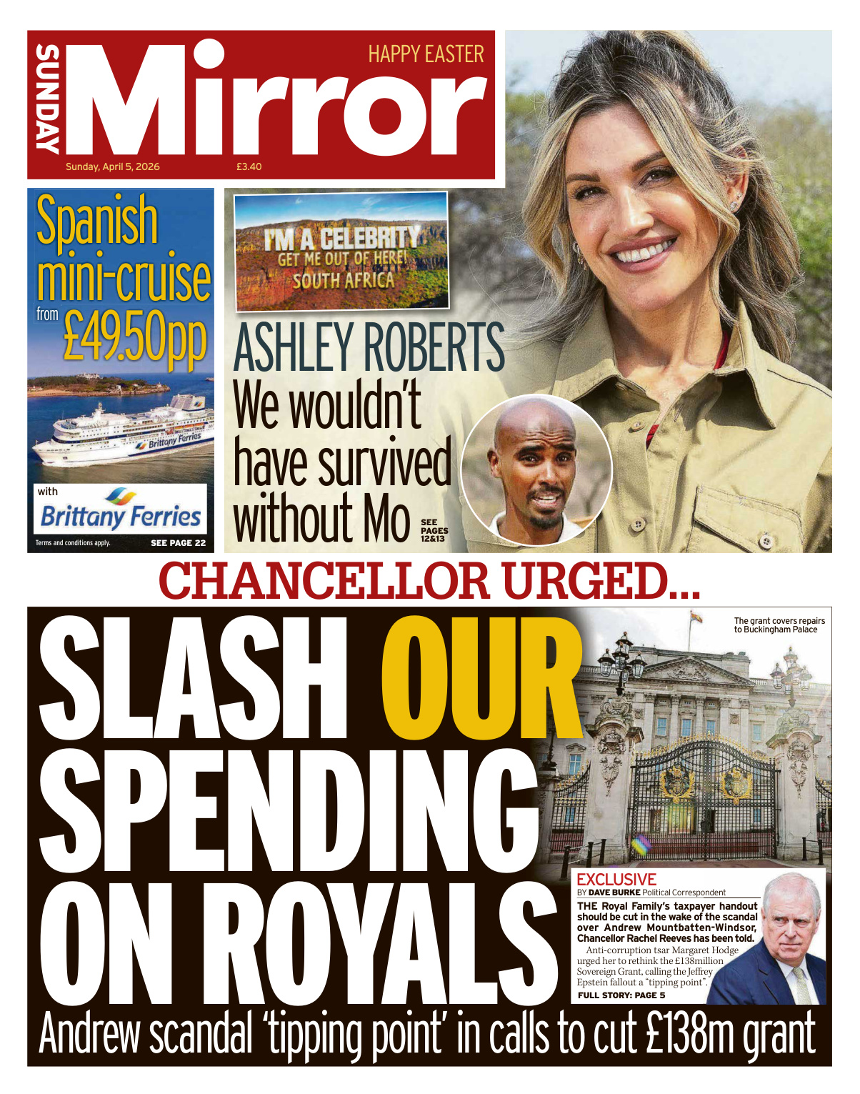 Sunday Mirror April 05 2026 Sunday Mirror Kitap Kapağı