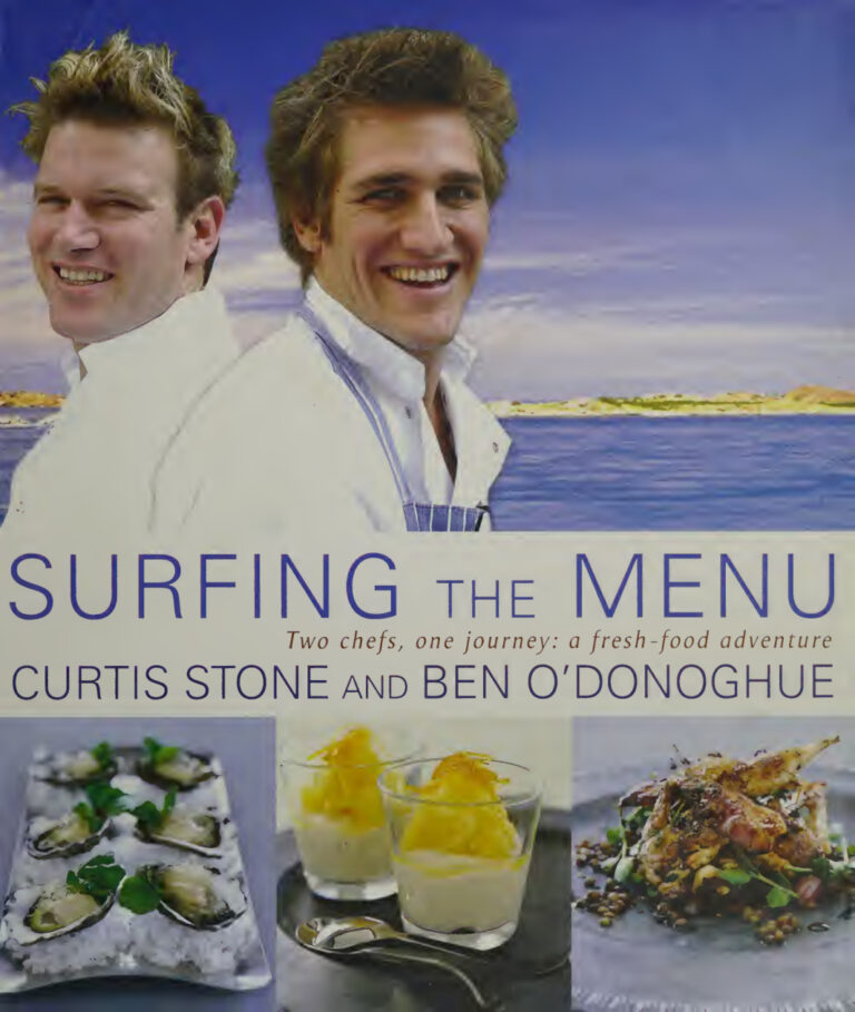 Surfing the menu Ben ODonoghue Kitap Kapağı