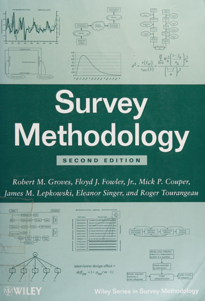Survey methodology Robert M Kitap Kapağı