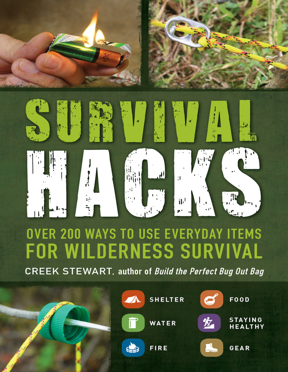 Survival Hacks Over 200 Ways to Use Everyday Items for Wilderness Survival Creek Stuwart Kitap Kapağı