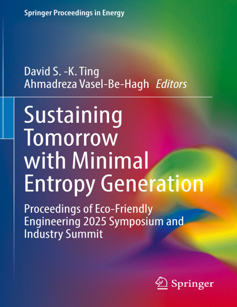 Sustaining Tomorrow with Minimal Entropy David S K Ting Kitap Kapağı