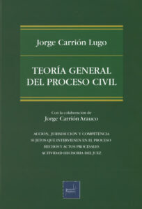 TEORIA GENERAL DEL PROCESO CIVIL Spanish Edition Jorge Carrion Lugo Kitap Kapağı