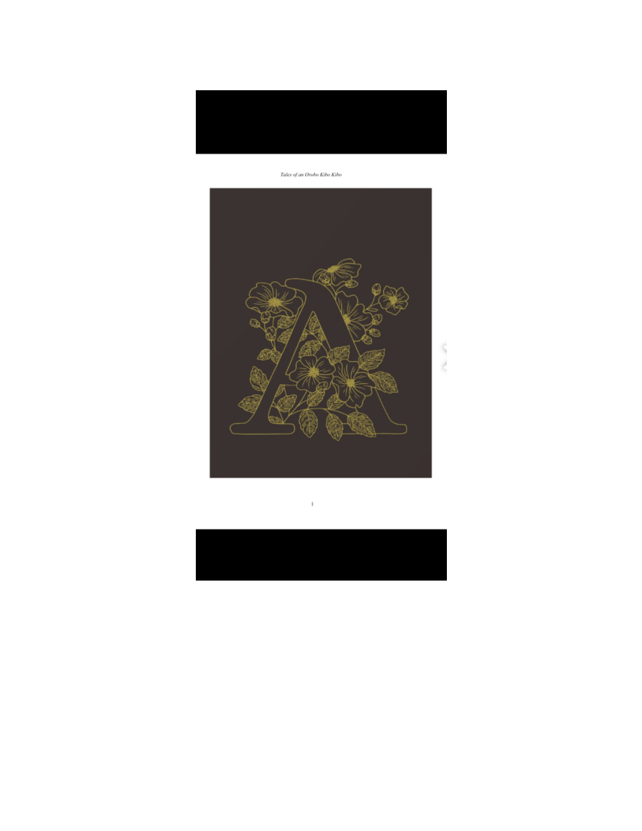 Tales of an Orobo Kibo Kibo PDF Download