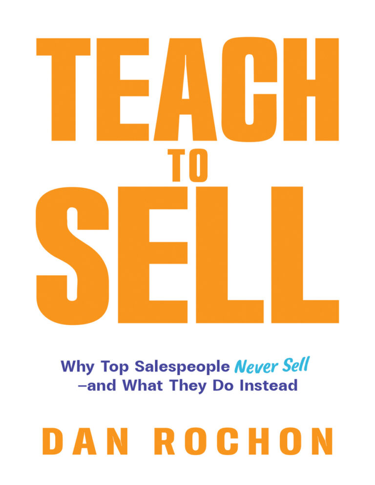 Teach to Sell Dan Rochon Kitap Kapağı