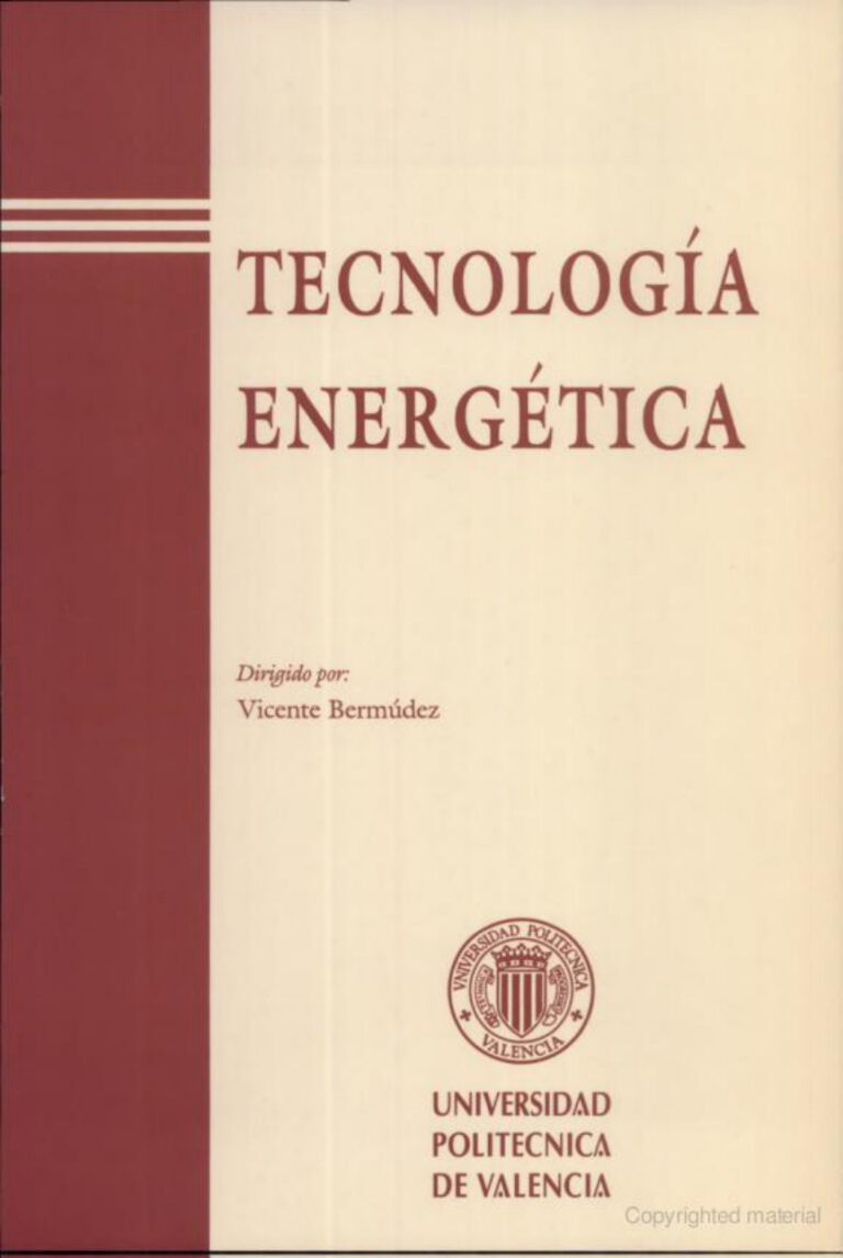 Tecnologia Energetica Spanish Edition Vicente Bermudez Tamarit Kitap Kapağı