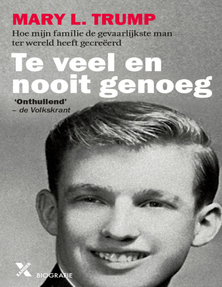 Teveel en nooit genoeg Dutch Edition Mary l Trump Kitap Kapağı