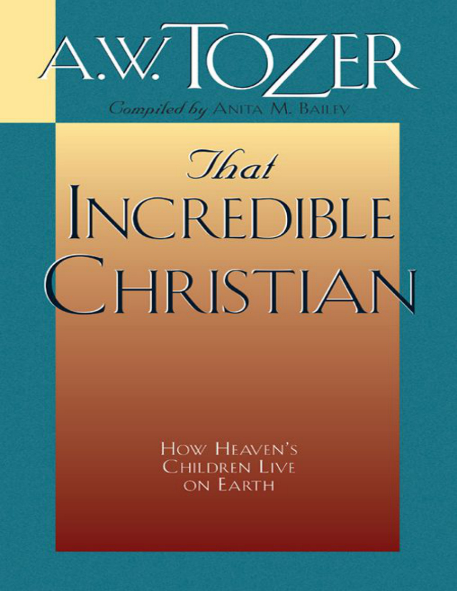 That incredible Christian PDF Download