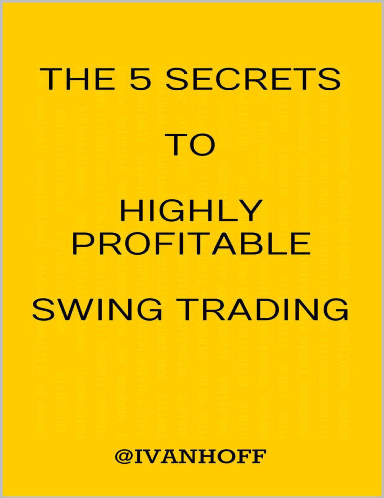 The 5 secrets To Highly Profitable SWING TRADING Kitap Kapağı