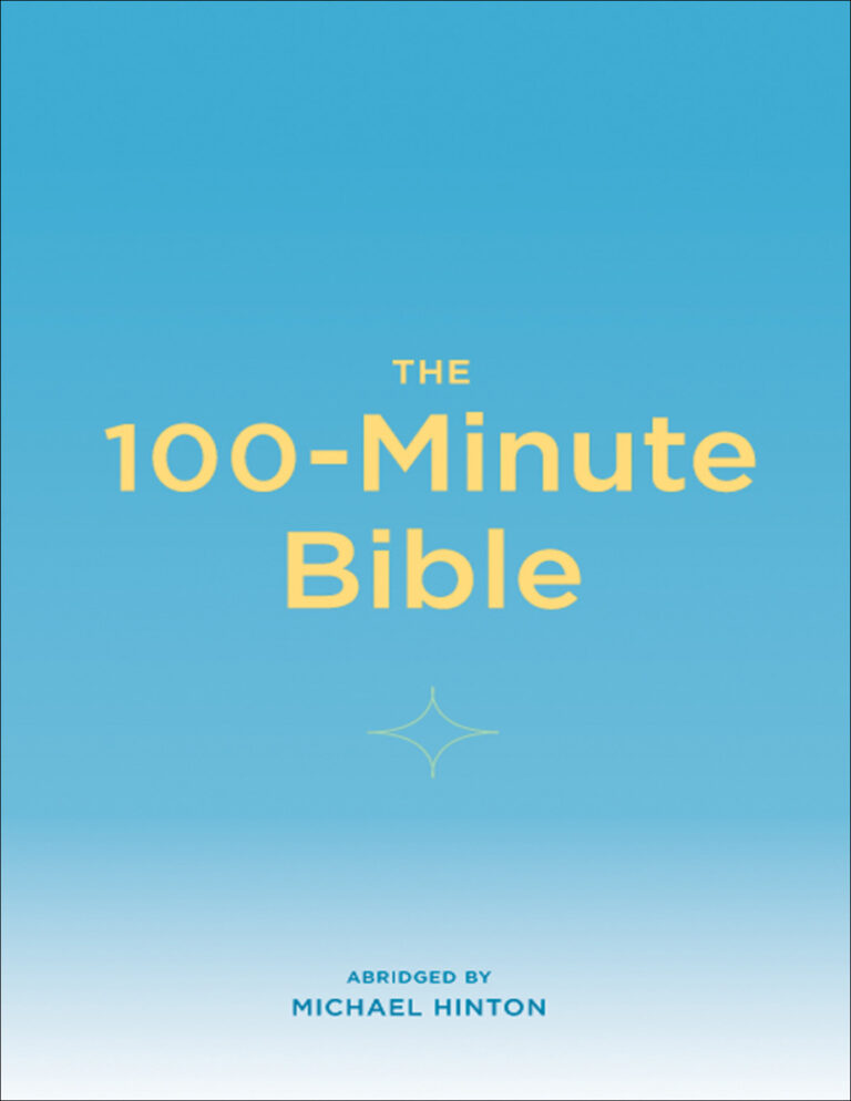 The 100 Minute Bible Michael Hinton Kitap Kapağı