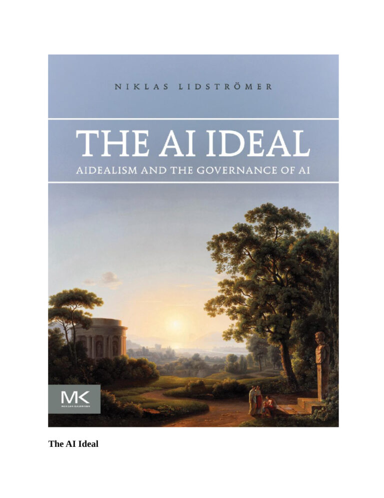 The AI Ideal Governance of AI Niklas Lidstromer Kitap Kapağı