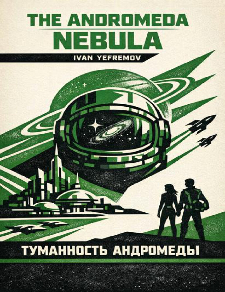 The Andromeda Nebula Ivan Yefremov Kitap Kapağı