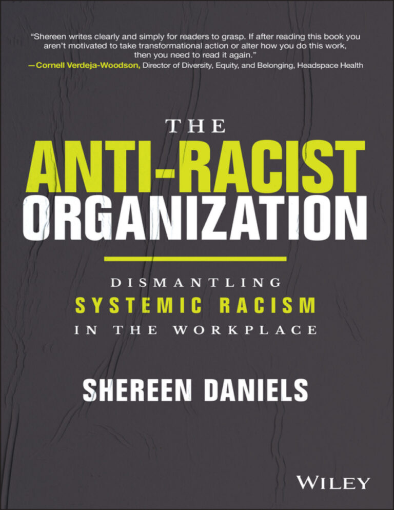 The Anti Racist Organization Shereen Daniels Kitap Kapağı