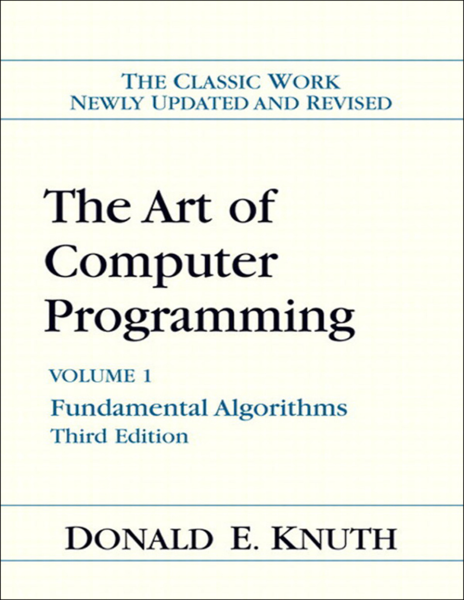 The Art of Computer Programming (Vol 1) PDF Download
