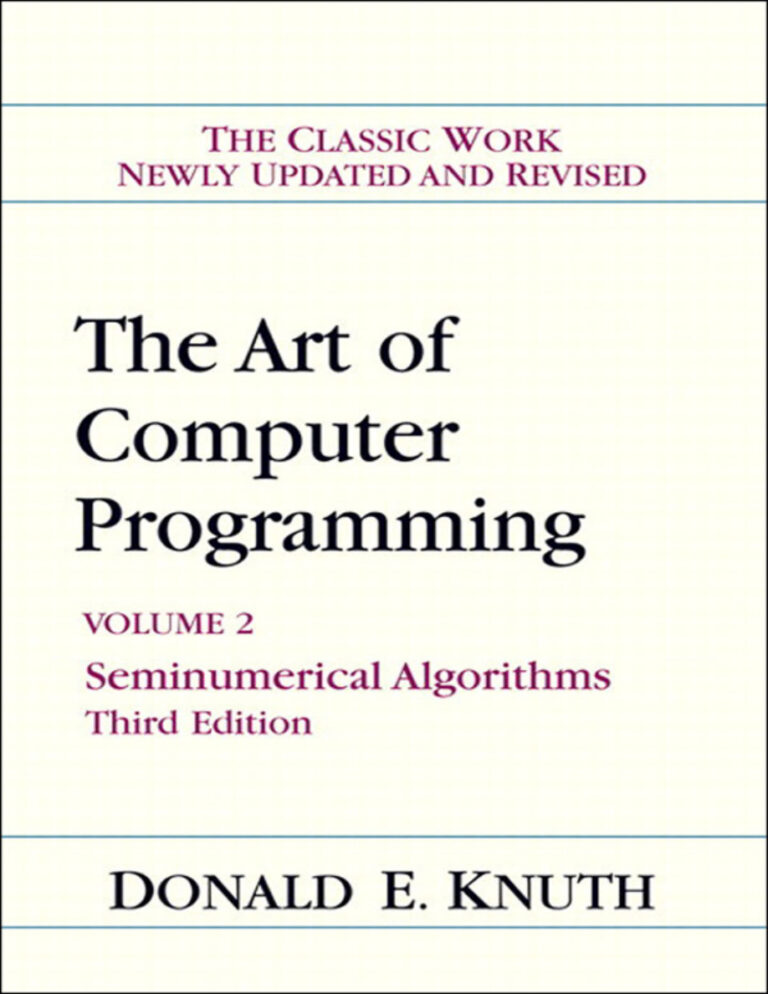The Art of Computer Programming Kitap Kapağı