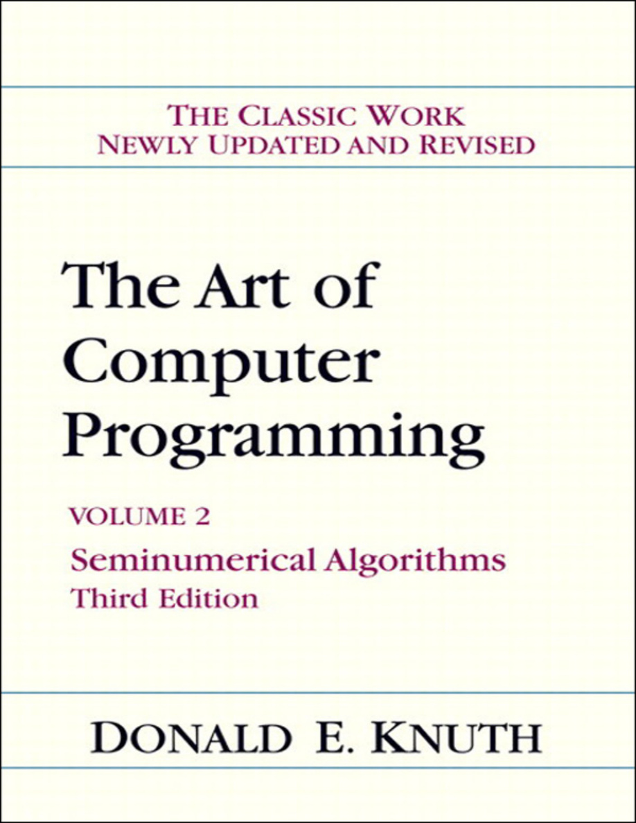 The Art of Computer Programming PDF Download