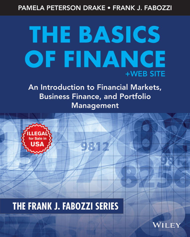 The Basics of Finance peterson drake Kitap Kapağı