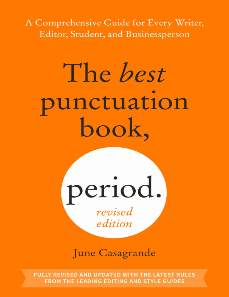 The Best Punctuation Book Period Revised June Casagrande Kitap Kapağı