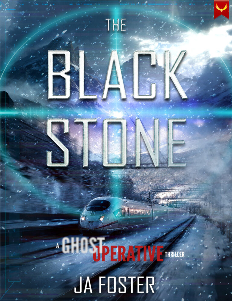 The Black Stone A Ghost Operative Thriller JA Foster Kitap Kapağı